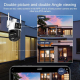 Camera Surveillance AI Détection Humanoïde Vision Nocturne WiFi IP Dome Alarme Protection Extérieure - www.yonis-shop.com
