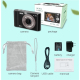 Appareil Photo Enfant 44MP 16X Zoom 2.7K Full HD Écran 2.88 Pouces Détection Sourire Carte SD 128GB Rechargeable Portable - w...