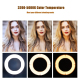 Ring Light Dimmable 28W 12 Pouces Avec Trépied Pour Selfies et Vidéos - www.yonis-shop.com