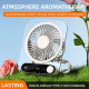 Ventilateur De Bureau Et Mural 199 Vitesses Rechargeable 3000 mAh Avec Aromathérapie Et Lumière Chaude - www.yonis-shop.com