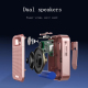 Microphone Bluetooth Haut-Parleur Double Amplification Enceinte Audio Rose Gold Avec Radio FM Et Enregistrement - www.yonis-s...