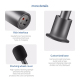 Microphone Bluetooth 5.1 Stéréo Réduction de Bruit avec Batterie et Interface Type-C - www.yonis-shop.com