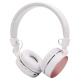 Casque Bluetooth Sans Fil Stéréo iPhone Android Smartphone Mains Libres MP3 Carte Micro SD Blanc - www.yonis-shop.com