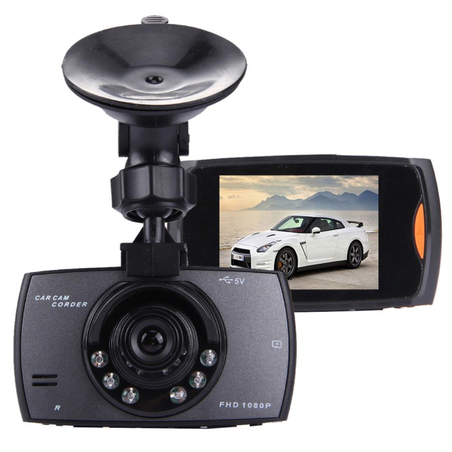 Dashcam 1.3 MP Caméra Voiture Embarquée LCD 2.7 Pouces Vision Nocturne Détecteur Mouvement G-Sensor 170 Degrés Noir - www.yon...