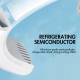 Ventilateur De Cou À Refroidissement Par Semi Conducteur Flux D’Air Sur 80 Orifices Batterie 4000 mAh - www.yonis-shop.com
