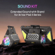 Enceinte Bluetooth Portable Support Tablette LED Audio Haute Fidélité - www.yonis-shop.com