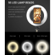 Perche À Selfie Avec Anneau Lumineux 6 Pouces Bluetooth Trépied Portable 360 Degrés 3 Types De Lumières 1200mAh USB - www.yon...