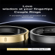 Bague Connectée Taille 8 Argentée Suivi Cardiaque et Sommeil Modes Sportifs Multiples Bluetooth Étanche Chargement Sans Fil L...