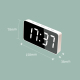 Réveil LED Numérique Avec Port De Charge Type-C Et Compartiment Batterie 18650 Blanc - www.yonis-shop.com