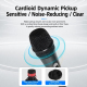 Microphone Dynamique Filaire Anti Larsen Pour Équipement Audio Avec Prise Jack 6 35 mm Câble 3 m Corps ABS Mesh Semi Métalliq...