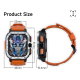 Montre Connectée Android 8.1 Écran 2.02 Pouces Wifi Bluetooth Caméra 4G GPS Cardiofréquencemètre - www.yonis-shop.com