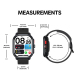 Montre Connectée GPS Écran AMOLED 2.15 Pouces Appels Bluetooth Autonomie 14 Jours Suivi Activité et Sommeil Notifications Sma...