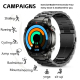 Montre Connectée Sportive Étanche IP67 Avec Appel Bluetooth Moniteur De Santé Et Écran Tactile 1.43 Pouces - www.yonis-shop.com