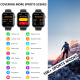 Montre Connectée Écran 2.1 Pouces Avec Suivi Santé Alarme SOS et Plus de 100 Modes Sportifs Couleur Noir Gris - www.yonis-sho...