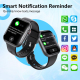 Montre Connectée Écran 2.1 Pouces Avec Suivi Santé Alarme SOS et Plus de 100 Modes Sportifs Couleur Noir Gris - www.yonis-sho...