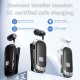 Oreillette Bluetooth Haute Performance Avec Connexion Double Appareil Et Alertes Vibrantes - www.yonis-shop.com