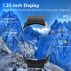 Montre Connectée Écran 1.35 Pouces Appels Bluetooth Surveillance Santé 24H Plus De 150 Modes Sport Acier Argenté - www.yonis-...