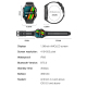 Montre Connectée Sportive 1.96 Pouces Avec Appel Bluetooth Surveillance Santé Cardiaque Sommeil Oxygène Sanguin et Pression A...