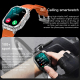 Montre Connectée Sportive 1.96 Pouces Avec Appel Bluetooth Surveillance Santé Cardiaque Sommeil Oxygène Sanguin et Pression A...