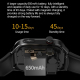 Montre Connectée Écran AMOLED 2.04 Pouces Étanche IP68 Avec Suivi Santé et Appels Bluetooth - www.yonis-shop.com