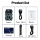 Caméra De Chasse 4K Vision Nocturne Infrarouge Écran LCD 2 Pouces Capture Ultra-Rapide 30MP Étanche IP66 Pour Surveillance Et...