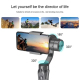 Stabilisateur Smartphone Trois Axes Pour Vidéos Stables Avec Suivi Visage et Zoom Glissant - www.yonis-shop.com