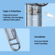 Mini Ventilateur Portable USB Type-C Silencieux 4 Vitesses Batterie 2000 mAh Avec Mousqueton Gris Transparent - www.yonis-sho...