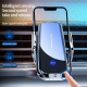 Chargeur Sans Fil Voiture Intelligent Avec Capteur Infrarouge Et Fixation Sécurisée Pour Téléphones 4.0-6.5 Pouces - www.yoni...