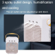 Mini Ventilateur Rafraîchisseur D’Air De Bureau Avec Brumisation 3 Vitesses USB Réservoir 250 Ml Silencieux - www.yonis-shop.com