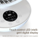 Ventilateur De Bureau Rechargeable Avec Affichage LED Autonomie 14H Commande Tactile Oscillation 120° Et 3 Vitesses - www.yon...