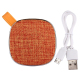 Enceinte Bluetooth Portable Design Tissu Avec Micro Intégré Appels Mains Libres Carte TF AUX 10m Khaki - www.yonis-shop.com