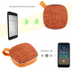 Enceinte Bluetooth Portable Design Tissu Avec Micro Intégré Appels Mains Libres Carte TF AUX 10m Khaki - www.yonis-shop.com