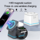Chargeur Sans Fil Multifonction Magnétique 3 en 1 Pour Smartphone Montre Et Écouteurs Design Compact Et Sécurisé - www.yonis-...