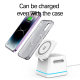 Chargeur Sans Fil Multifonction Magnétique 3 en 1 Pour Smartphone Montre Et Écouteurs Design Compact Et Sécurisé - www.yonis-...