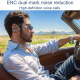 Ecouteurs Bluetooth Conduction Osseuse Réduction Bruit Haute Qualité Son 3D Affichage LED - www.yonis-shop.com