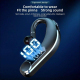 Ecouteurs Bluetooth Sport Étanches Réduction De Bruit Avec Affichage LED Batterie Noir - www.yonis-shop.com