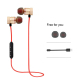 Ecouteurs Bluetooth Sans Fil Magnétiques Stéréo Basse Sport Avec Microphone et Contrôle du Volume - www.yonis-shop.com