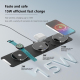 Chargeur Sans Fil 3 En 1 MagSafe Magnétique Pliable Bleu Pour iPhone Apple Watch Air Pods Chargement Rapide 15W - www.yonis-s...