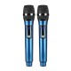 Microphone Sans Fil UHF Rechargeable 2 Micros Portée 50 Mètres Réduction Du Bruit Et Sélection Automatique - www.yonis-shop.com