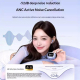 Écouteurs Bluetooth Sans Fil Pour Gaming Et Sport Avec ANC ENC Jusqu’à 52 dB Autonomie 30 h Boîtier À Écran Tactile IPX5 - ww...