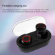 Ecouteurs Bluetooth Sans Fil Avec Boîtier De Charge Étanchéité IPX Et Autonomie Longue Durée - www.yonis-shop.com