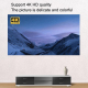 Écran De Projection Pliable Métal Anti-Lumière HD 4K Portable 110 Pouces 16:9 Pour Home Cinéma Et Conférences - www.yonis-sho...