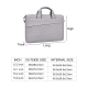 Sacoche Ordinateur Portable 13.3 Pouces Bleu Marine avec Poignées Confortables et Poches Latérales Doubles - www.yonis-shop.com