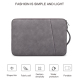 Sacoche Ordinateur Portable 13.3 Pouces Élégante En Peau De Mouton Gris Anti-Choc Et Légère - www.yonis-shop.com