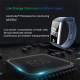 Bracelet Connecté Bluetooth IPX67 Étanche Écran TFT Couleur 1.14 Pouces Surveillance Santé et Sommeil Rappel Appels - www.yon...