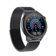 Montre Connectée 1.3 Pouces Étanche IP68 Avec Suivi De Santé Et Bracelet Métal Noir - www.yonis-shop.com