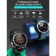 Montre Connectée 1.3 Pouces Étanche IP68 Avec Suivi De Santé Et Bracelet Métal Noir - www.yonis-shop.com
