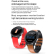 Montre Connectée 1.3 Pouces Étanche IP68 Avec Suivi De Santé Et Bracelet Métal Noir - www.yonis-shop.com