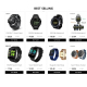 Montre Connectée Sportive Étanche IP67 Avec Suivi Cardiaque Et Notifications Smartphones - www.yonis-shop.com
