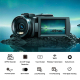 Caméscope Numérique 5K 30FPS Avec Zoom Optique 3X Écran HD 3 Pouces Pour Sports Extérieurs Noir - www.yonis-shop.com